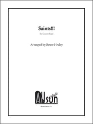 Saints!!! Concert Band sheet music cover Thumbnail